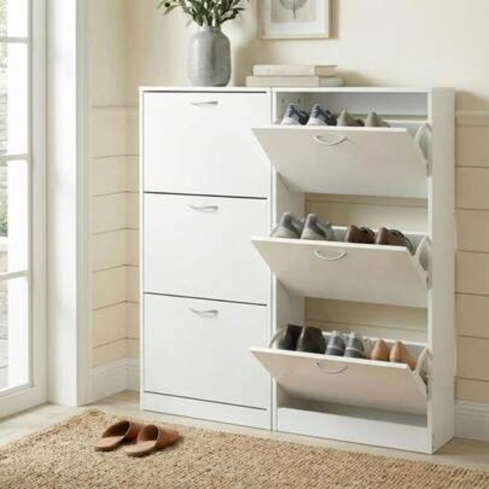 Shoe Rack Cabinet Narrow Entryway - Meuble à chaussures pour entrée, rangement