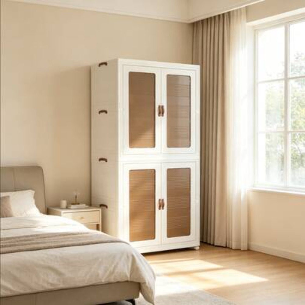 Wardrobe Closet Portable Fabric Cover - Armoire de rangement portable pliable, organisateur