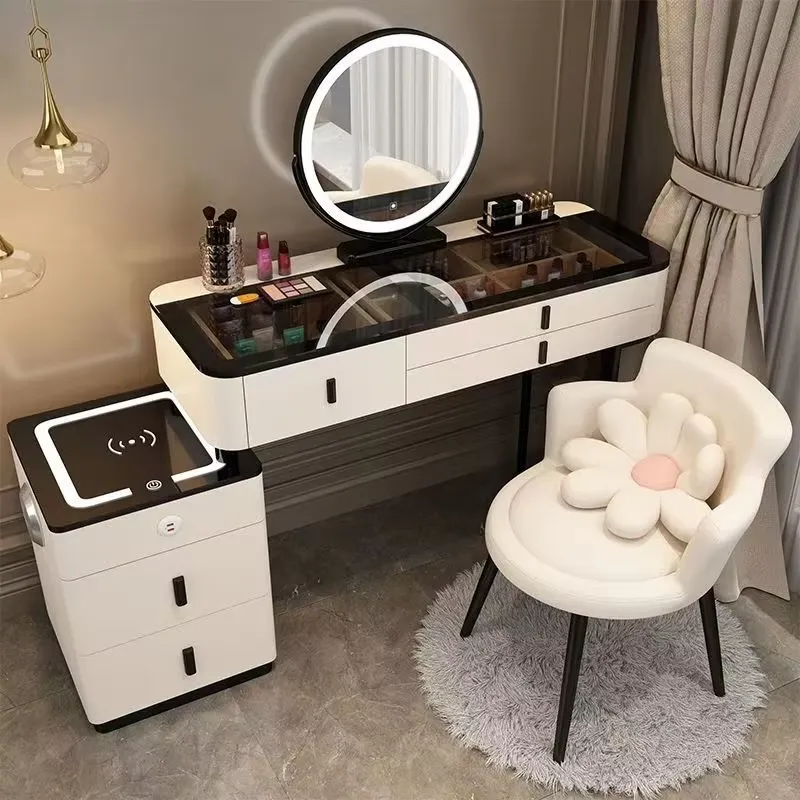 Dressing Table Vanity With Lighted Mirror - Meuble de chambre moderne : Coiffeuse