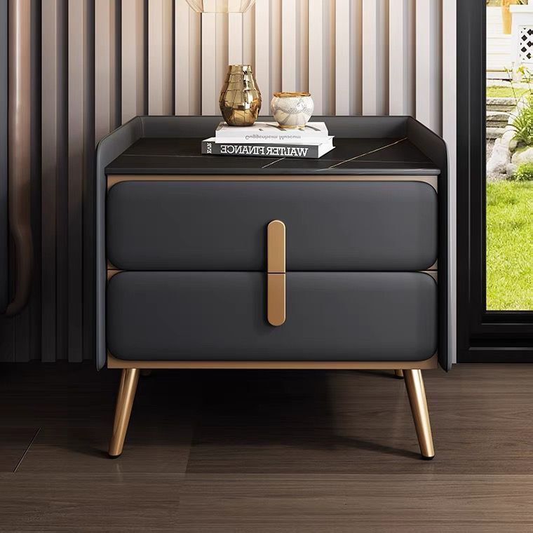 Table de chevet AOLIVIYA en bo - Solid Wood Nightstand 2 Drawers avis et prix