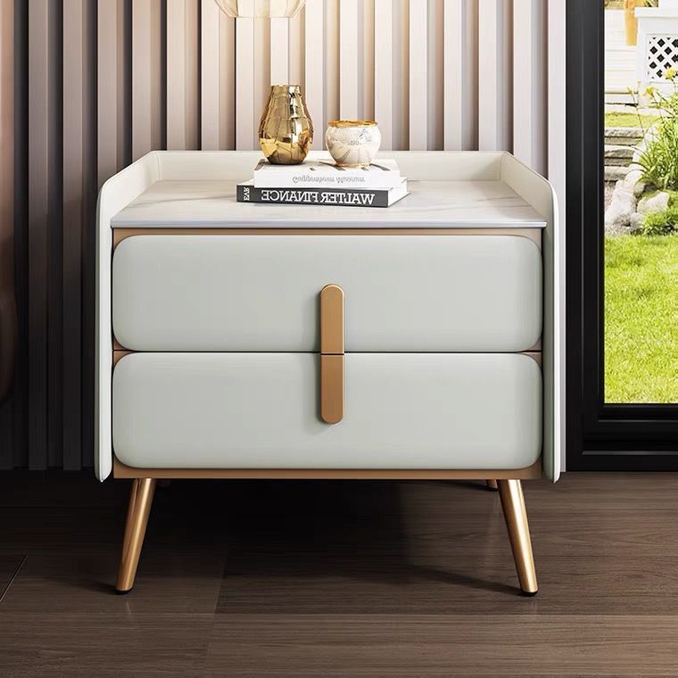 Table de chevet AOLIVIYA en bo - Solid Wood Nightstand 2 Drawers avis et prix