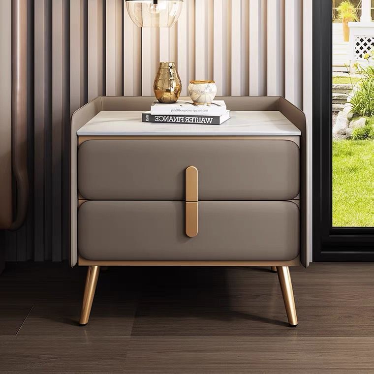 Table de chevet AOLIVIYA en bo - Solid Wood Nightstand 2 Drawers avis et prix