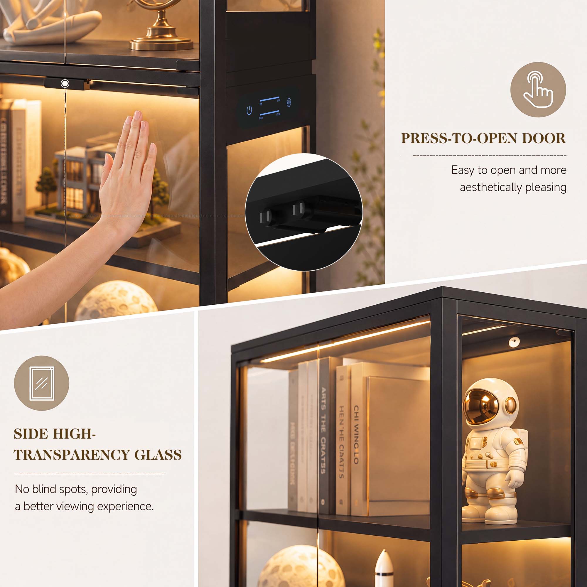 TCGBKAF Vitrine à 5 niveaux av - Bedroom Furniture avis et prix