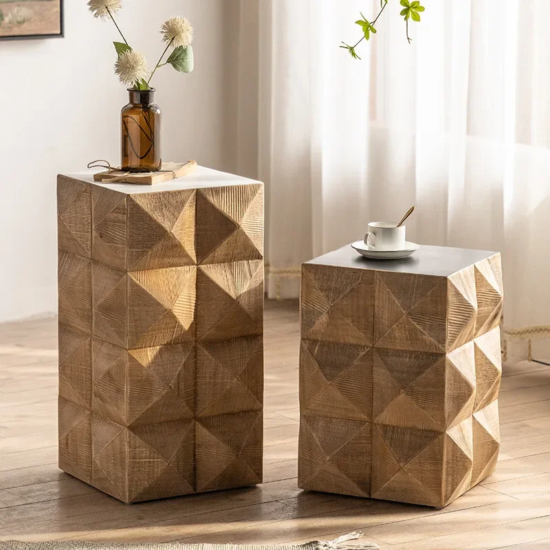Table de chevet moderne avec p - Solid Wood Nightstand 2 Drawers avis et prix