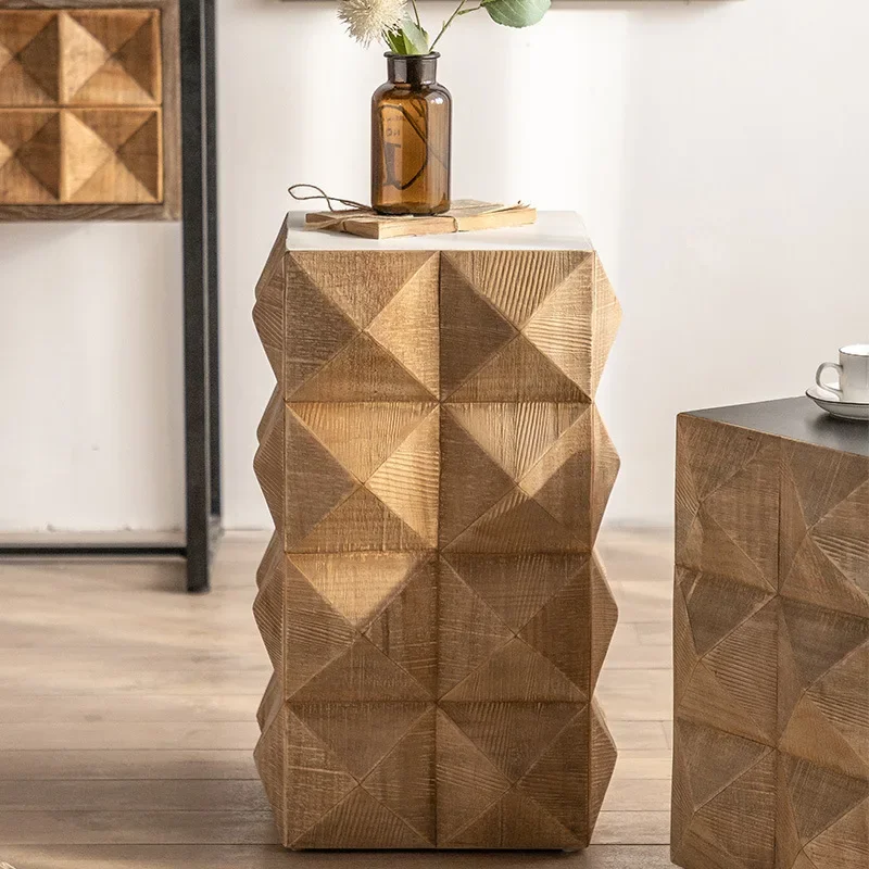 Table de chevet moderne avec p - Solid Wood Nightstand 2 Drawers avis et prix