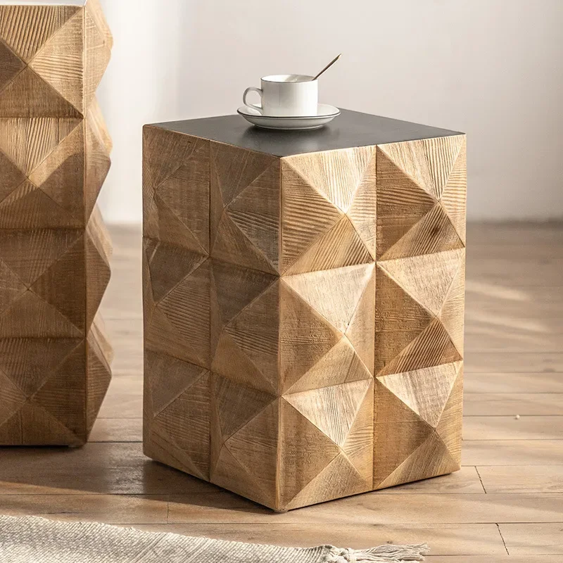 Table de chevet moderne avec p - Solid Wood Nightstand 2 Drawers avis et prix