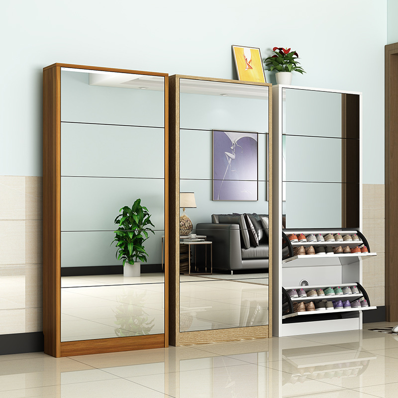Meuble à chaussures moderne en - Shoe Rack Cabinet Narrow Entryway avis et prix
