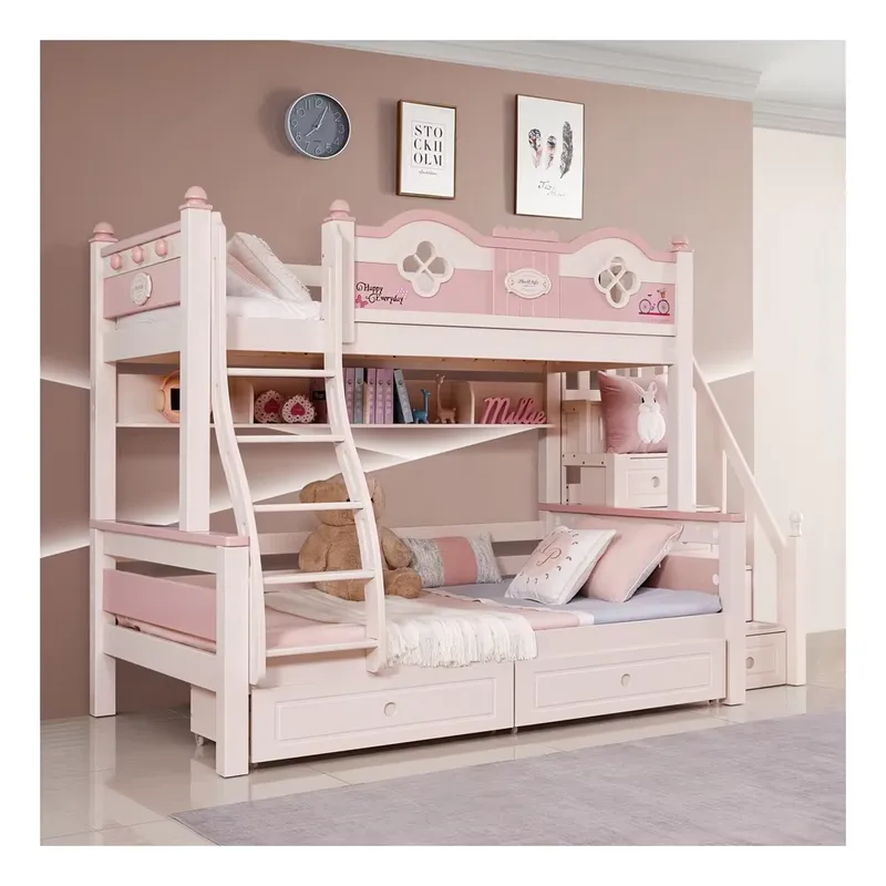 Lit superposé moderne de luxe  - Bunk Bed With Stairs And Slide avis et prix