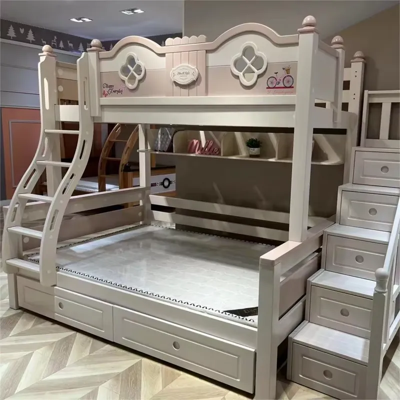 Lit superposé moderne de luxe  - Bunk Bed With Stairs And Slide avis et prix