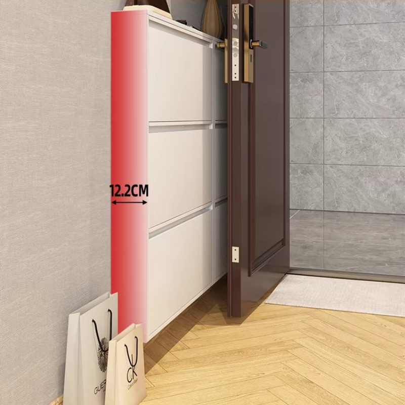 Armoire à chaussures moderne e - Shoe Rack Cabinet Narrow Entryway avis et prix