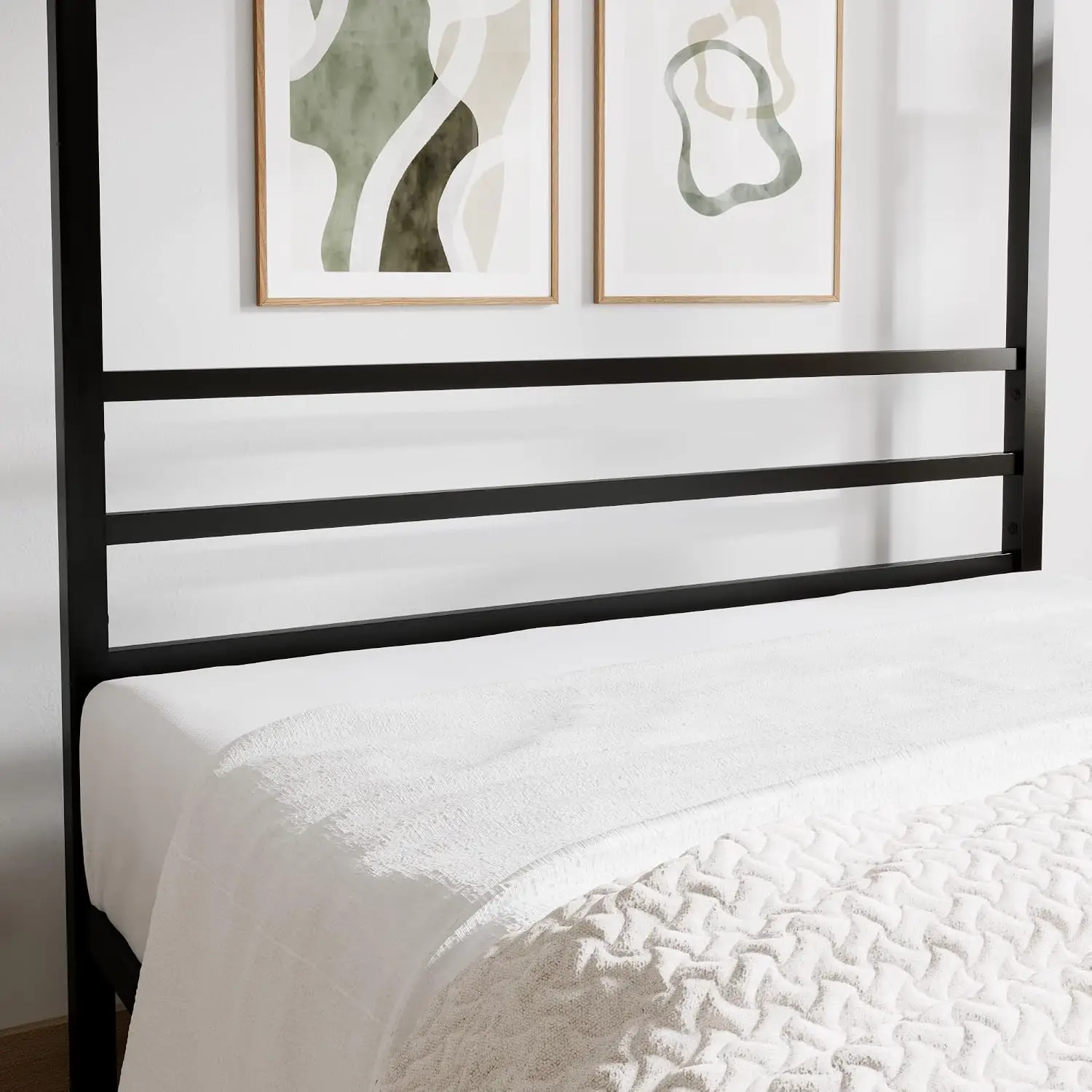 Cadre de lit à baldaquin en mé - Canopy Bed Frame Metal Queen avis et prix