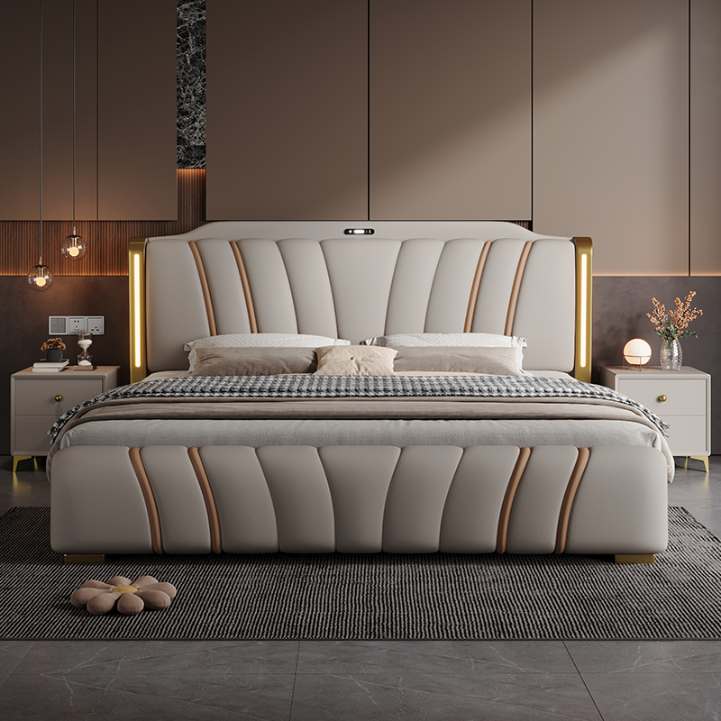 Lit double 180x200CM avec cadr - King Size Bed Frame With Storage Drawers avis et prix