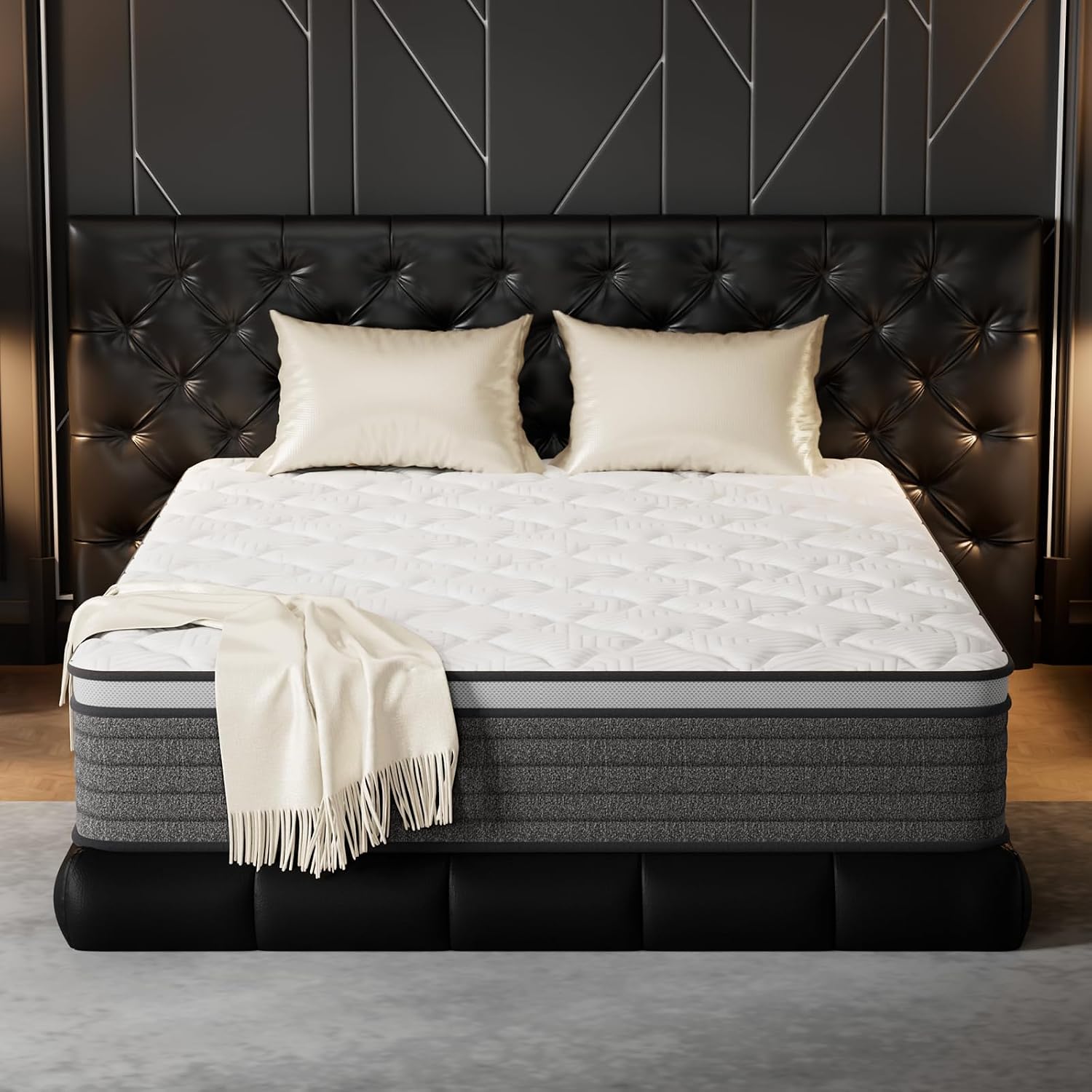 Matelas Queen 12 pouces hybrid - Memory Foam Mattress In A Box Queen avis et prix