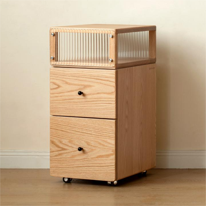 # Table de chevet en bois de c - Solid Wood Nightstand 2 Drawers avis et prix