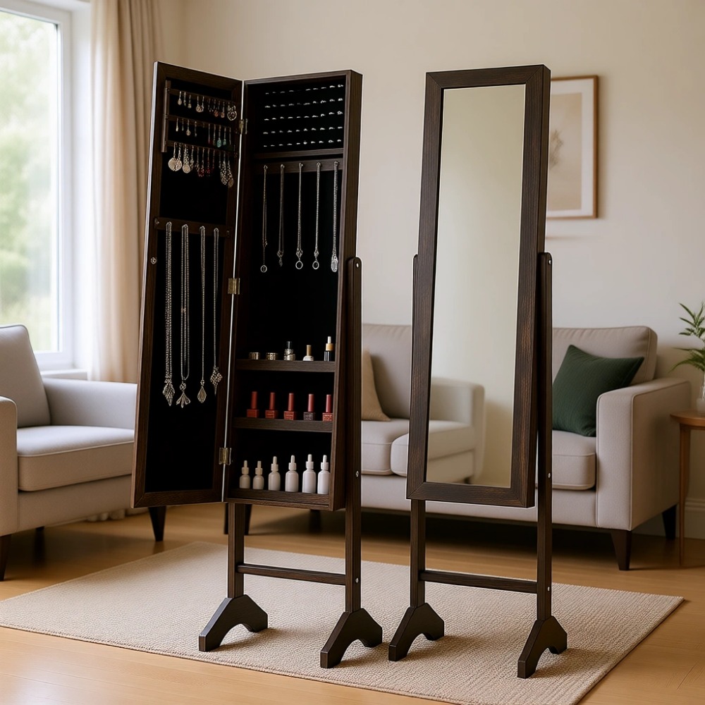 Armoire à bijoux avec miroir p - Full Length Mirror Jewelry Armoire avis et prix
