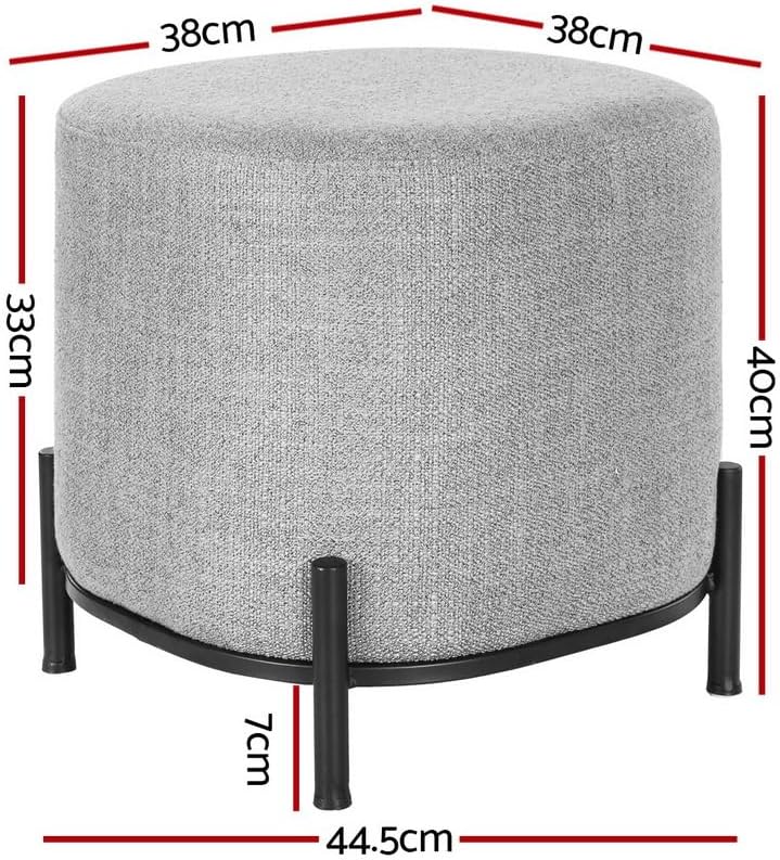 **/Ottoman, repose-pieds rond, - Bedroom Furniture avis et prix
