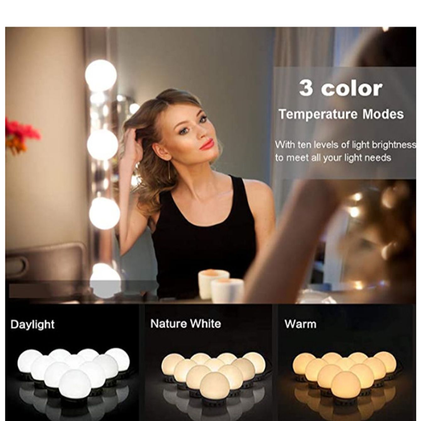 Ampoules LED pour miroir de ma - Dressing Table Vanity With Lighted Mirror avis et prix