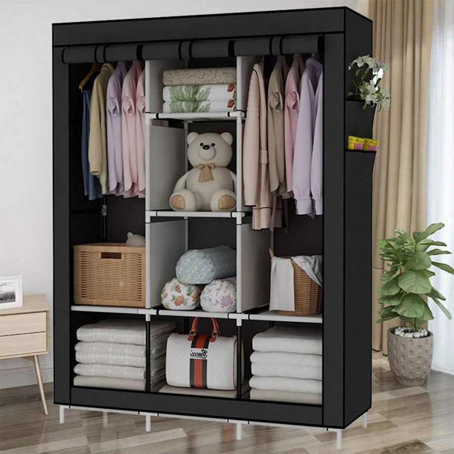 Armoire portable de 71 pouces, - Wardrobe Closet Portable Fabric Cover avis et prix