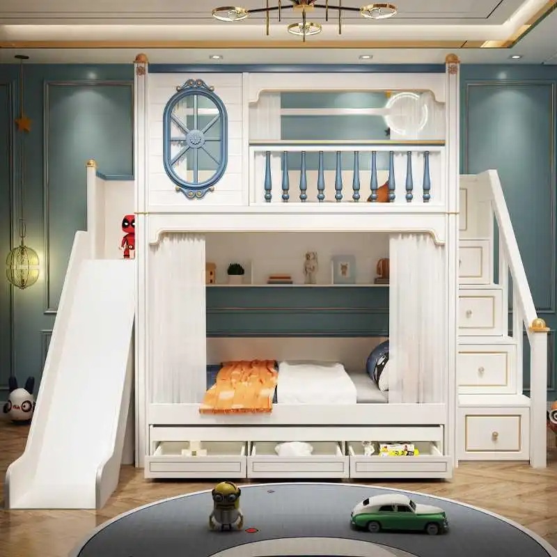 -Pour les lits superposés de m - Bunk Bed With Stairs And Slide avis et prix