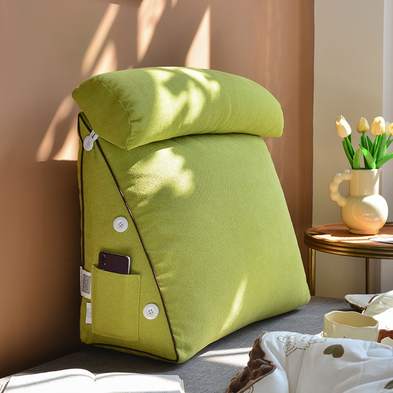 Coussin de tête de lit triangu - Headboard Cushion Backrest Tatami avis et prix