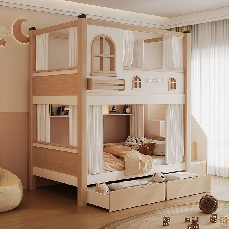 Lit superposé pour enfants ave - Bunk Bed With Stairs And Slide avis et prix