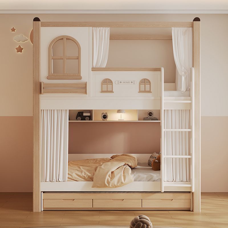 Lit superposé pour enfants ave - Bunk Bed With Stairs And Slide avis et prix