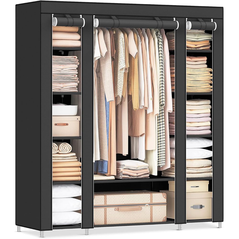 Armoire de rangement portable, - Wardrobe Closet Portable Fabric Cover avis et prix
