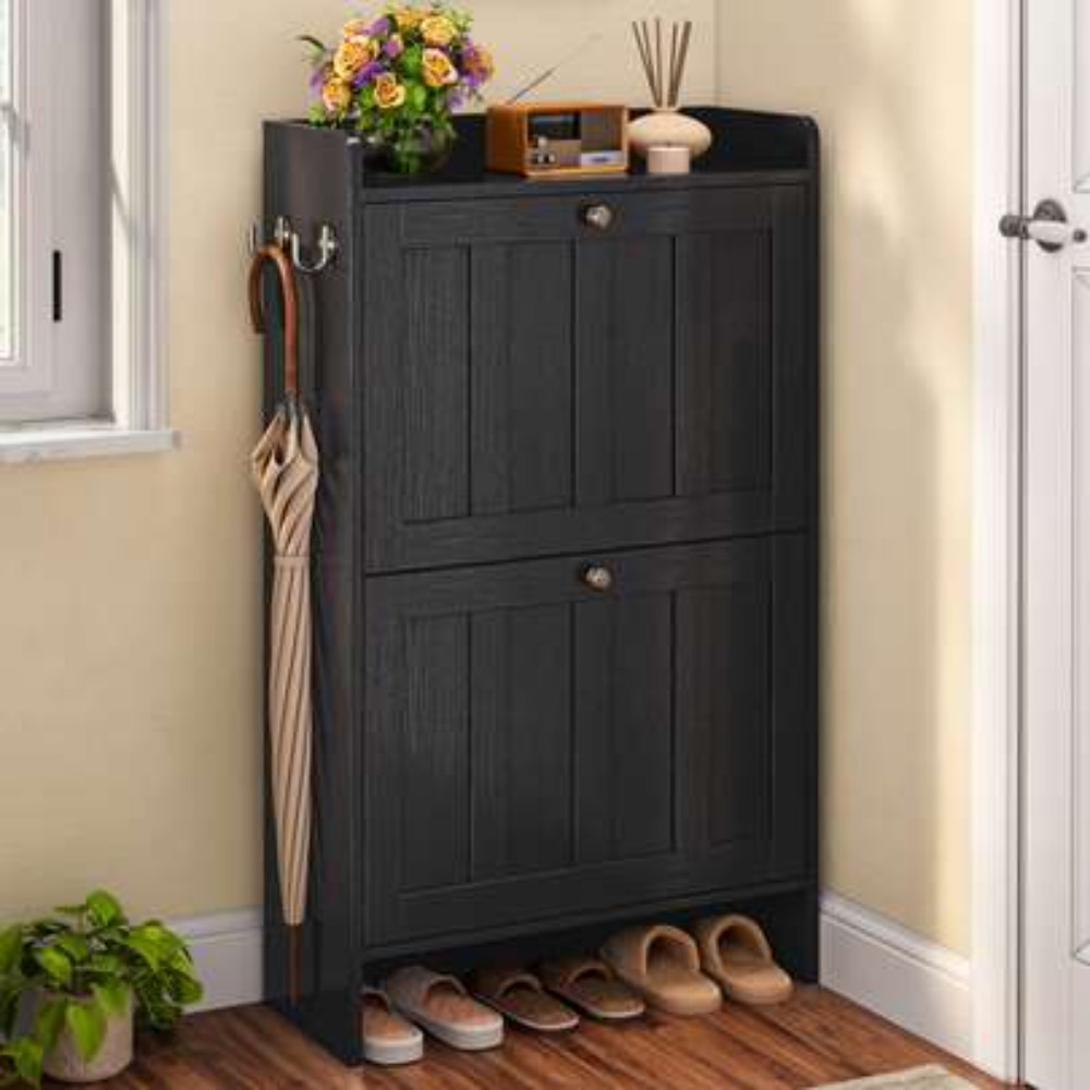 Meuble à chaussures étroit aut - Shoe Rack Cabinet Narrow Entryway avis et prix