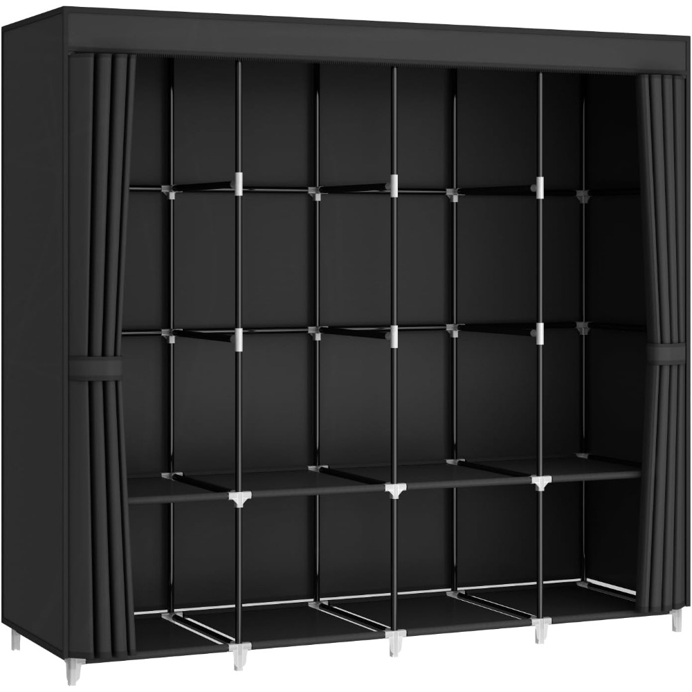 Armoire Portable de 67 Pouces  - Wardrobe Closet Portable Fabric Cover avis et prix