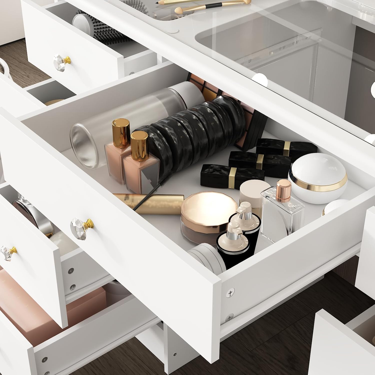Coiffeuse avec miroir et éclai - Dressing Table Vanity With Lighted Mirror avis et prix