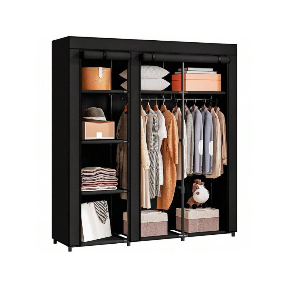 Armoire de rangement portable  - Wardrobe Closet Portable Fabric Cover avis et prix