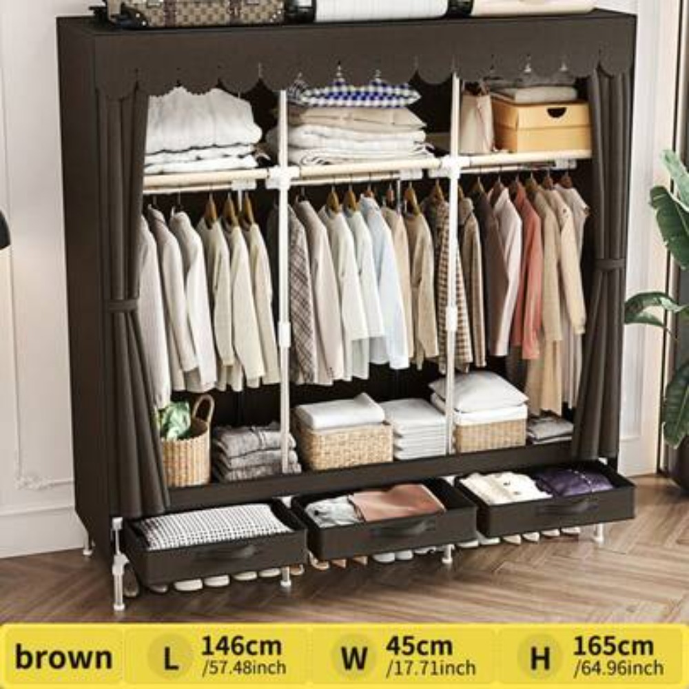 Armoire de rangement portable  - Wardrobe Closet Portable Fabric Cover avis et prix
