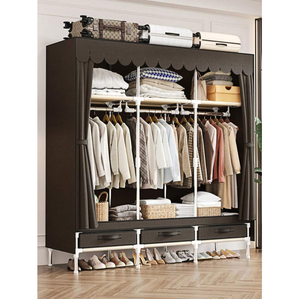 Armoire de rangement portable  - Wardrobe Closet Portable Fabric Cover avis et prix