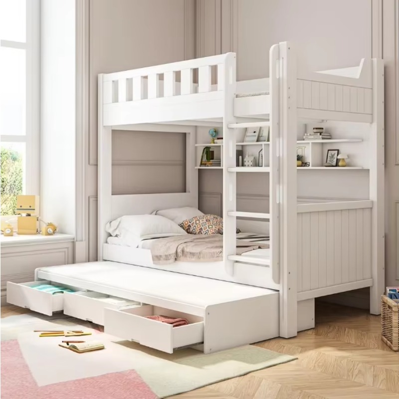 Meubles de chambre à coucher p - Bunk Bed With Stairs And Slide avis et prix