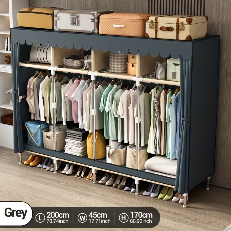 Organisateur de placard Portab - Wardrobe Closet Portable Fabric Cover avis et prix