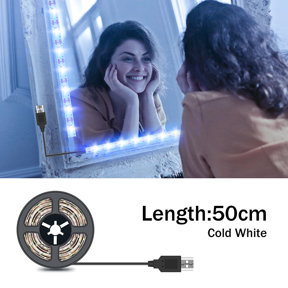 DC5V LED miroir de maquillage  - Dressing Table Vanity With Lighted Mirror avis et prix