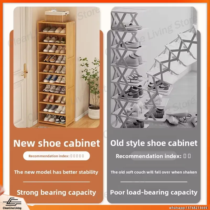 Meuble à chaussures moderne mu - Shoe Rack Cabinet Narrow Entryway avis et prix