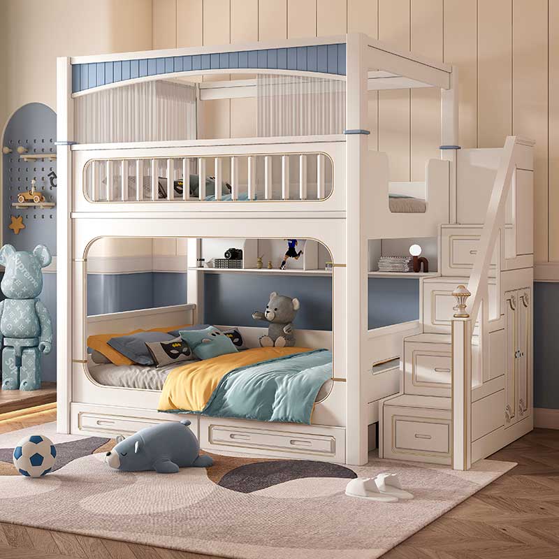 Ensemble de meubles de chambre - Bunk Bed With Stairs And Slide avis et prix