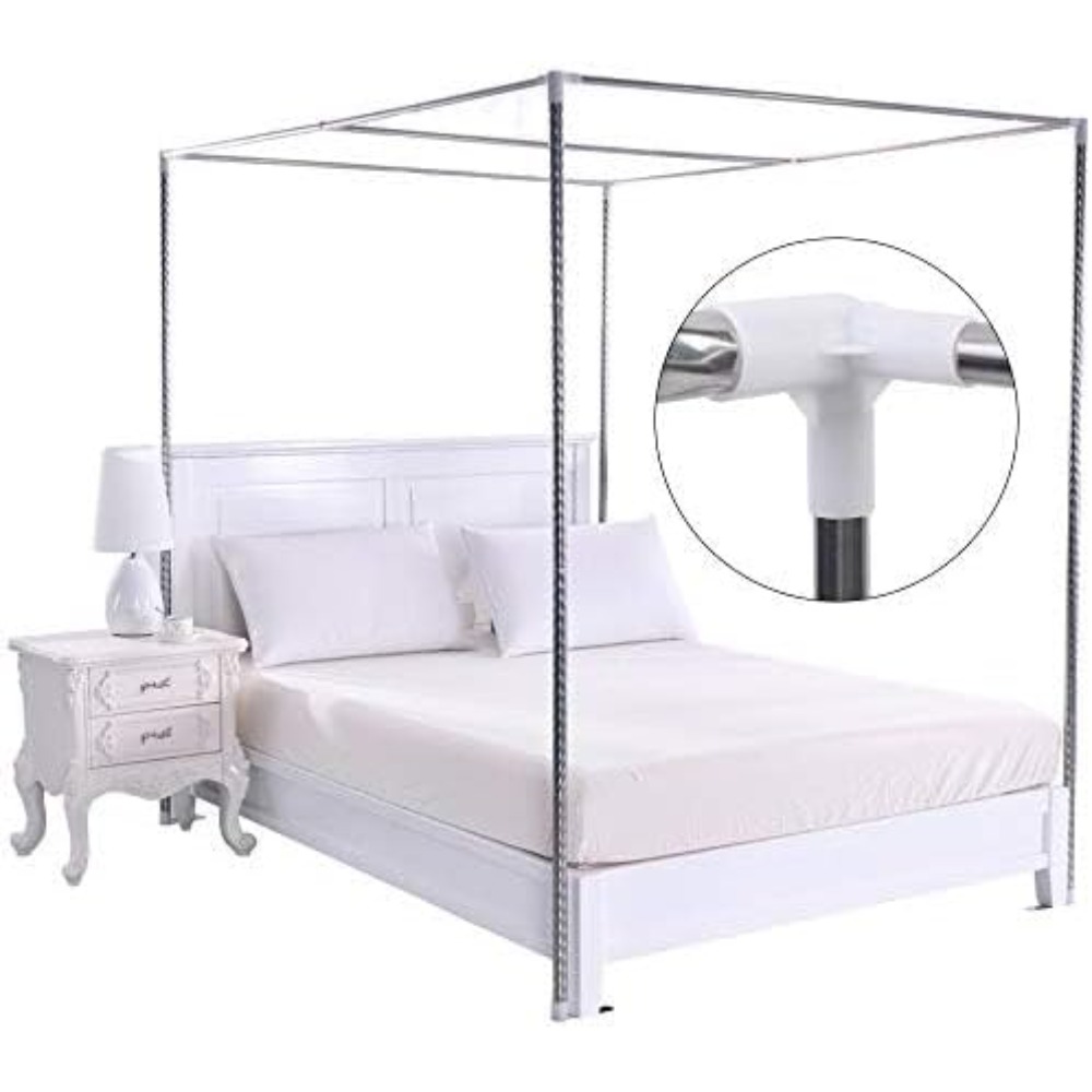 Support de moustiquaire en aci - Canopy Bed Frame Metal Queen avis et prix