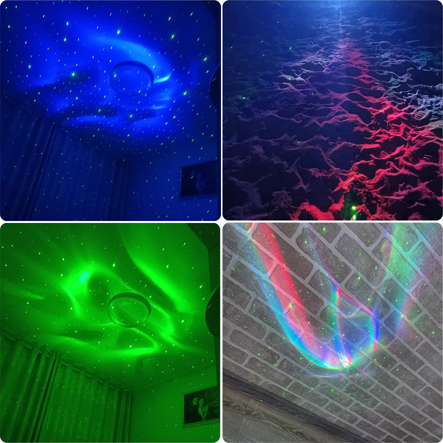 SA204 RGB LED Motive Aurora pr - Floating Nightstand With Led Light avis et prix
