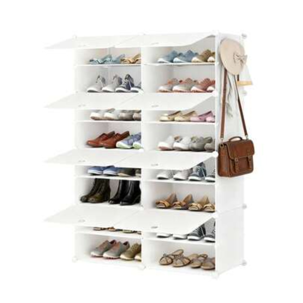 Meuble de rangement pour chaus - Shoe Rack Cabinet Narrow Entryway avis et prix