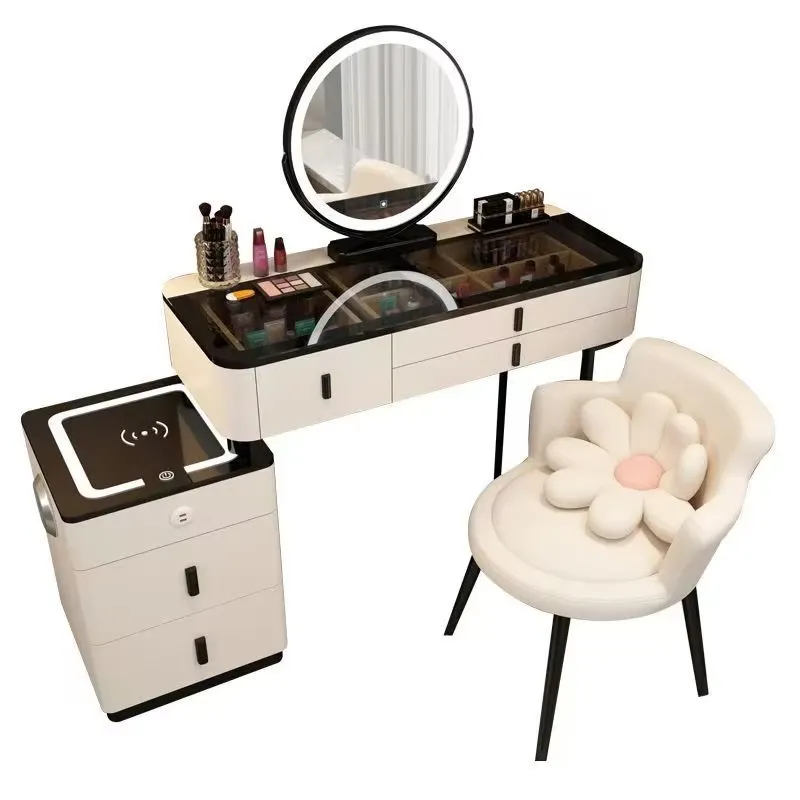 Meuble de chambre moderne : Co - Dressing Table Vanity With Lighted Mirror avis et prix