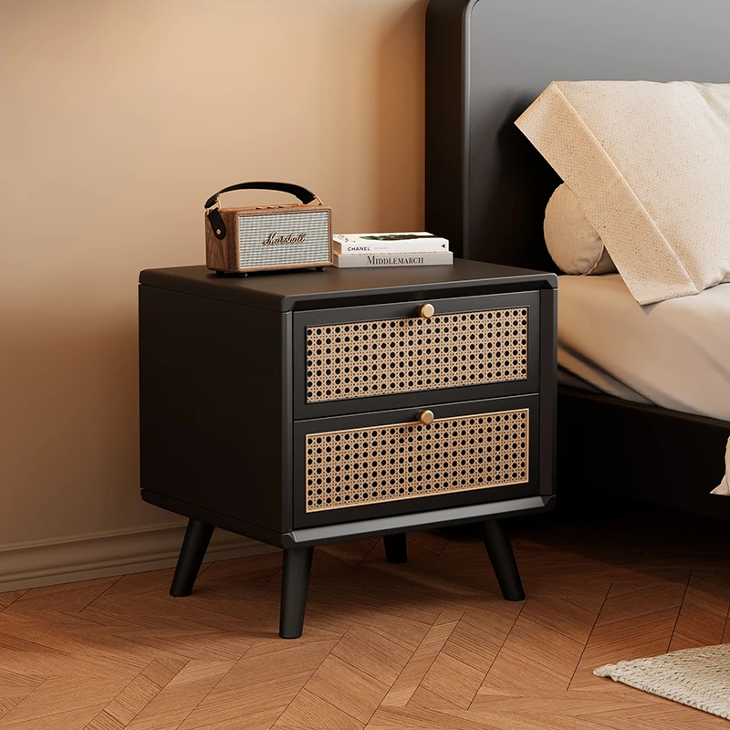 Table de chevet en bois massif - Solid Wood Nightstand 2 Drawers avis et prix