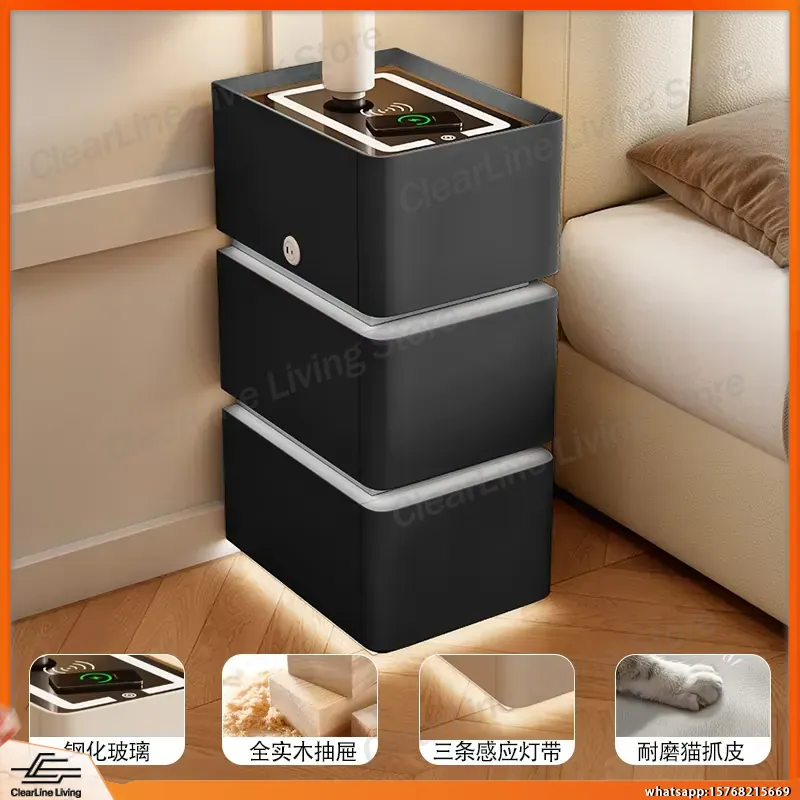 Table de chevet flottante ultr - Floating Nightstand With Led Light avis et prix