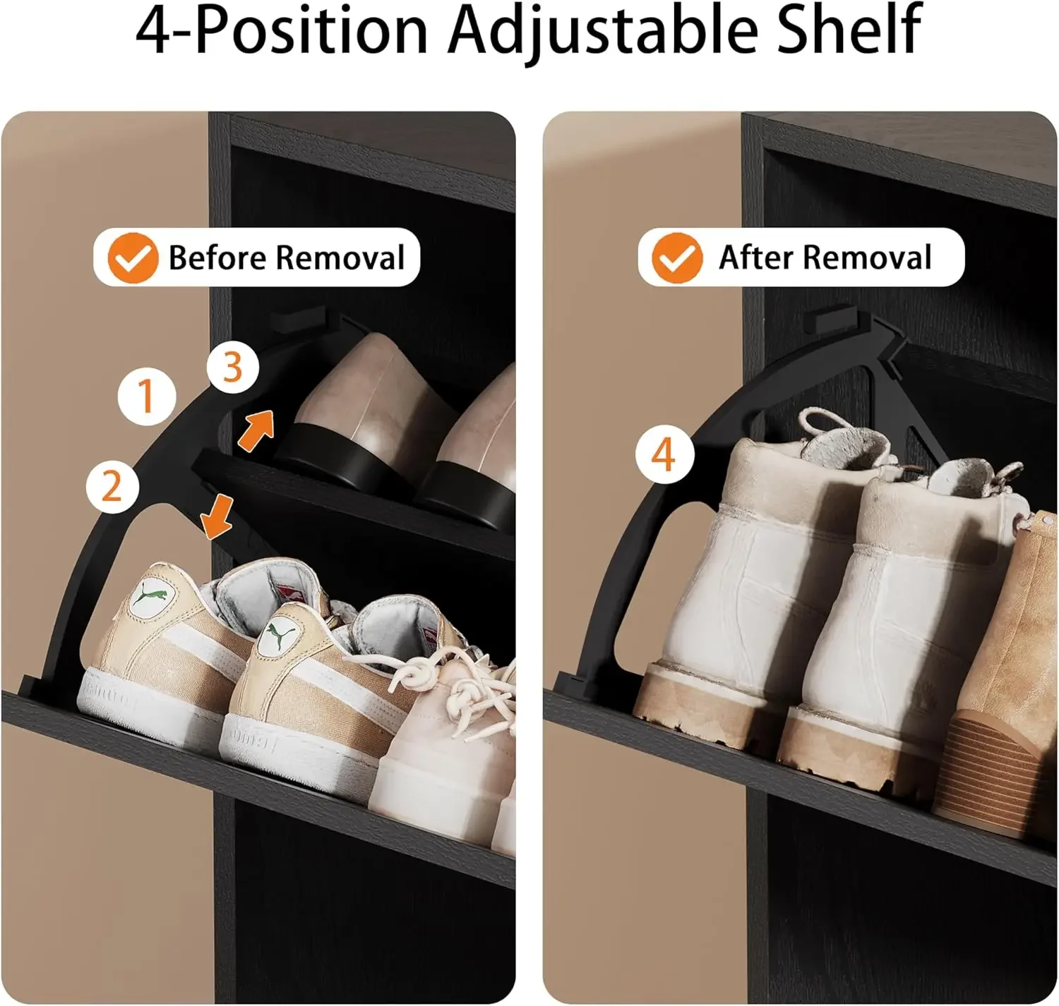 Meuble de rangement pour chaus - Shoe Rack Cabinet Narrow Entryway avis et prix