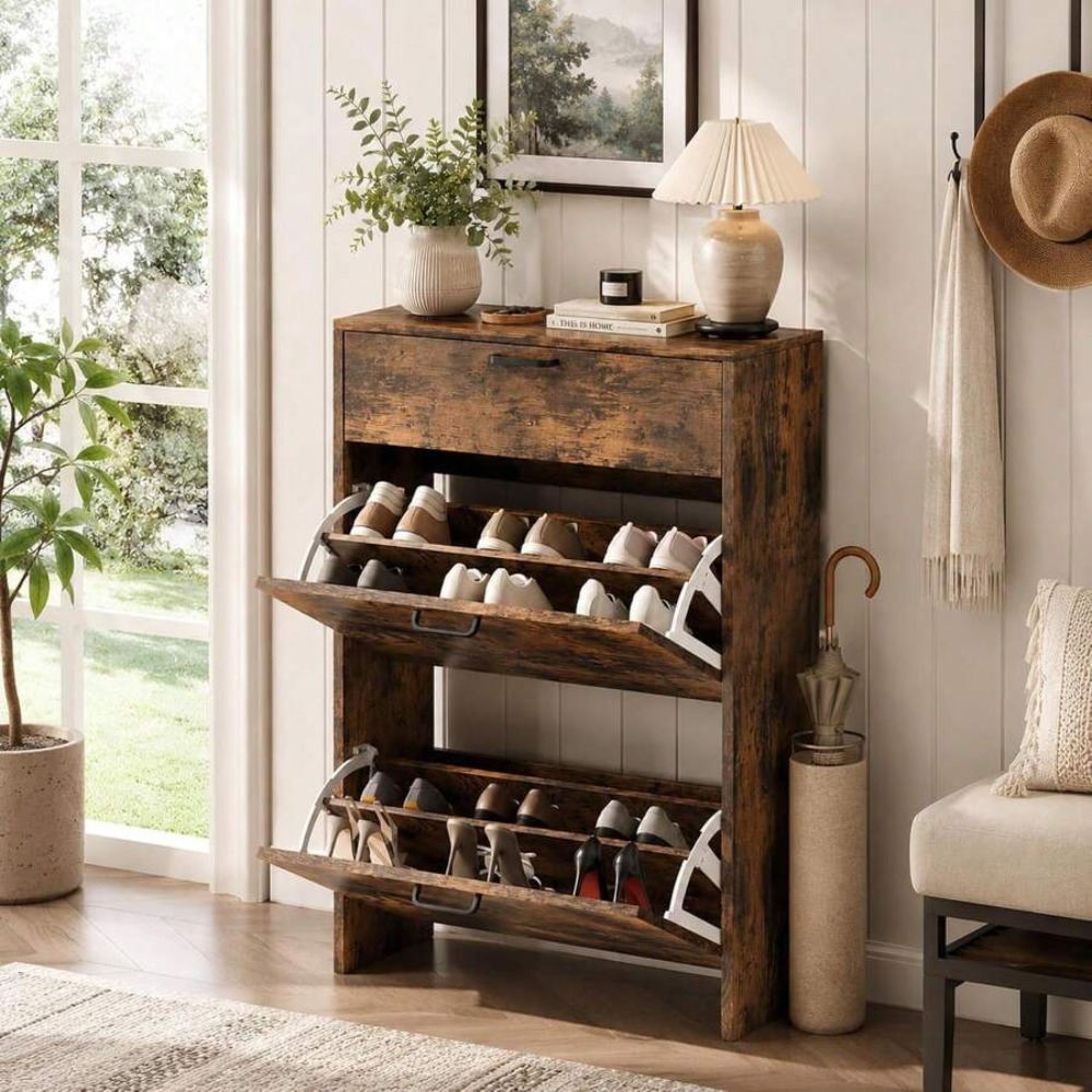 Meuble à chaussures étroit pou - Shoe Rack Cabinet Narrow Entryway avis et prix