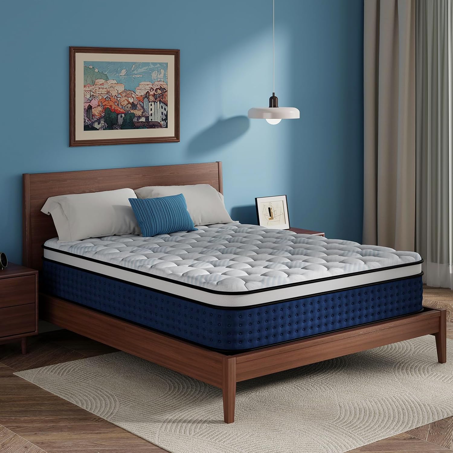 Matelas, matelas hybride Queen - Memory Foam Mattress In A Box Queen avis et prix