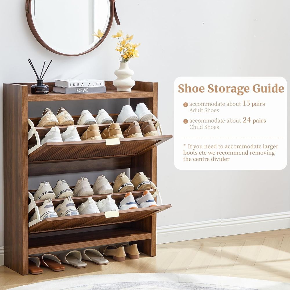 Meuble à chaussures étroit en  - Shoe Rack Cabinet Narrow Entryway avis et prix