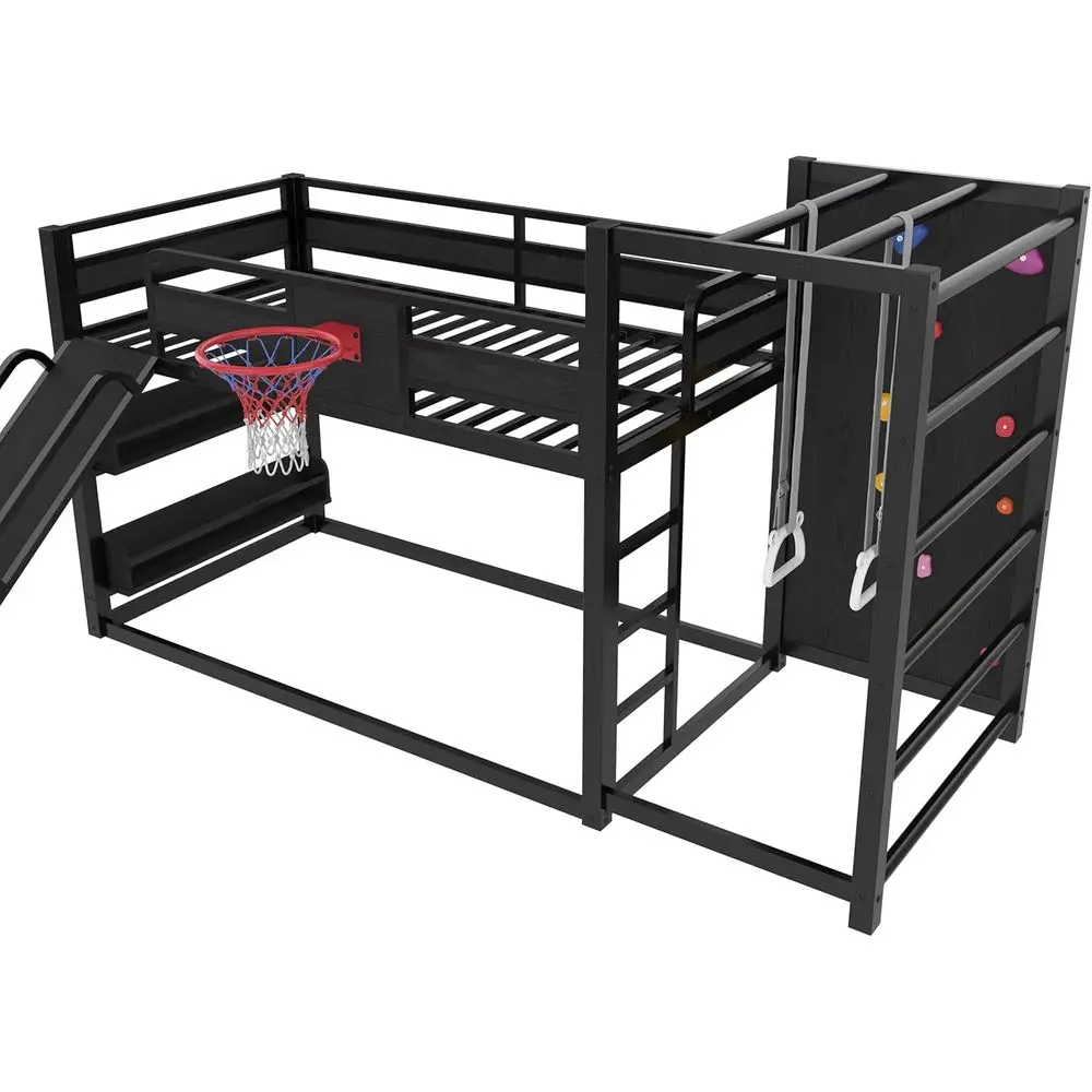 Lit superposé en métal avec pa - Bunk Bed With Stairs And Slide avis et prix