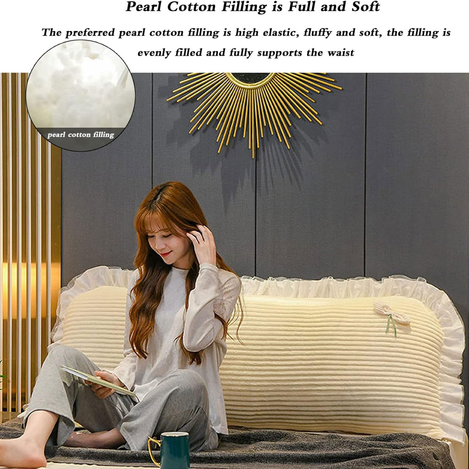 Oreiller Tatami 90/120/150CM,  - Headboard Cushion Backrest Tatami avis et prix
